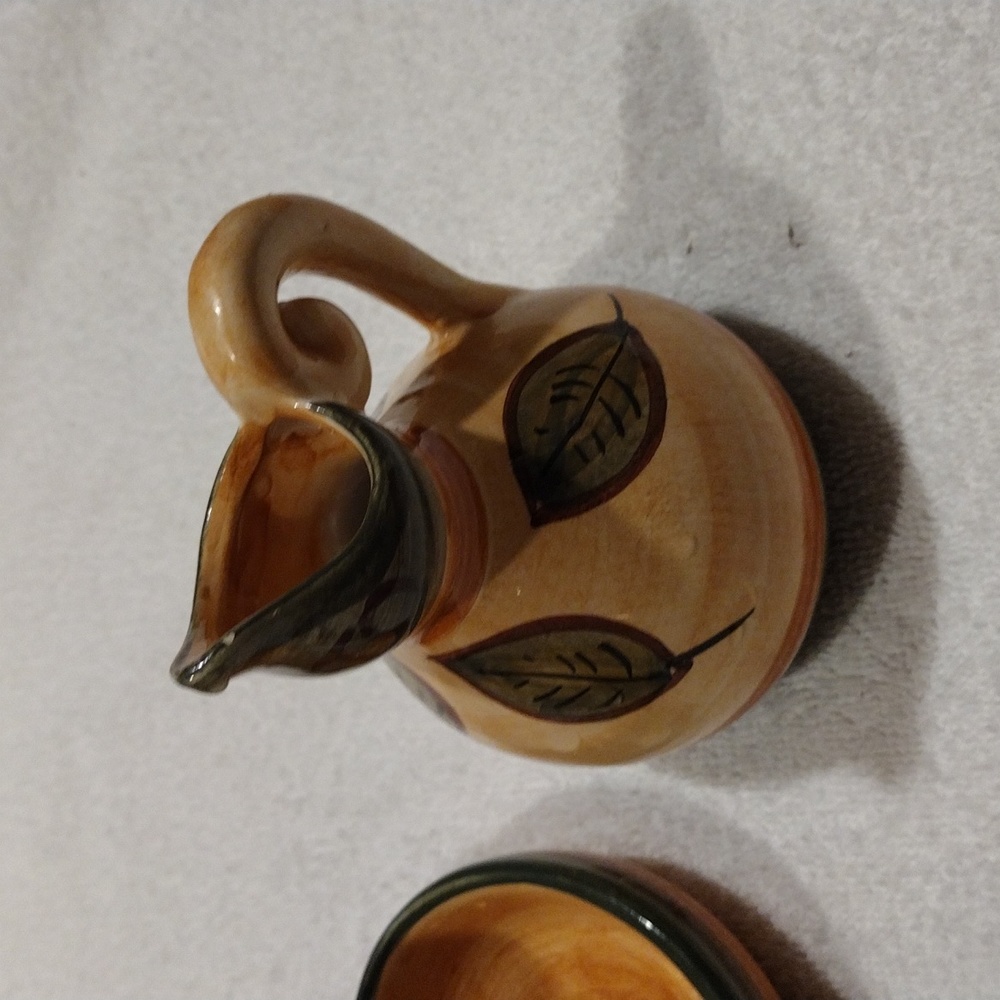 Vintage, Fiesta And Chic ceramic handmade oil and vinegar holder Spanish motif - Picture 3 of 6